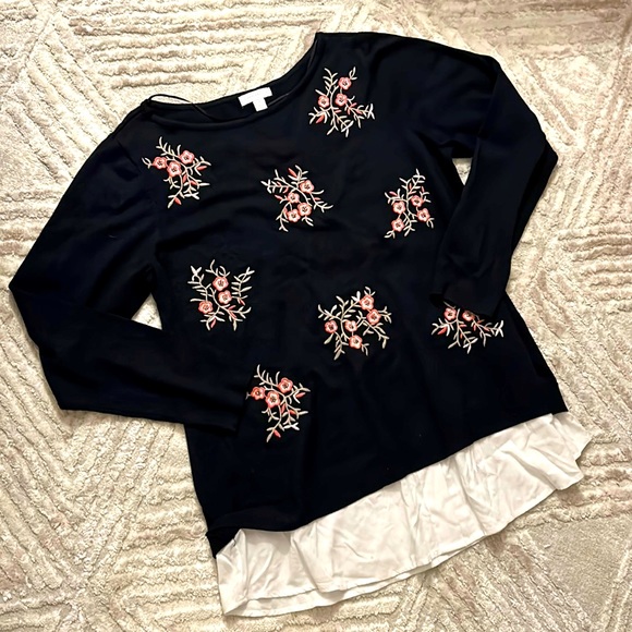 Charter Club Embroidered Sweater-Bust 44